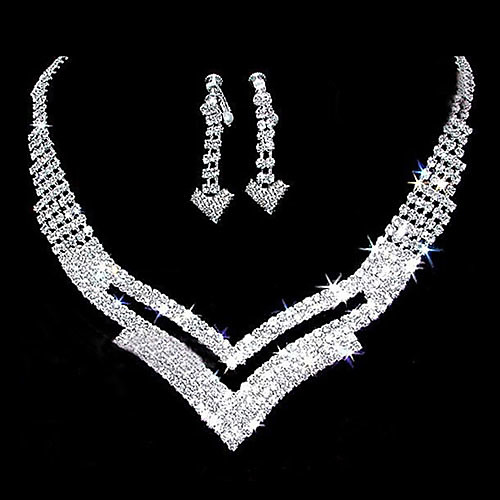 White Ladies Earrings Jewelry Silver For Party Wedding Anniversary Birthday Gift Daily / Necklace / Engagement
White Ladies Earrings Jewelry Silver For Party Wedding Anniversary Birthday Gift Daily / Necklace / Engagement