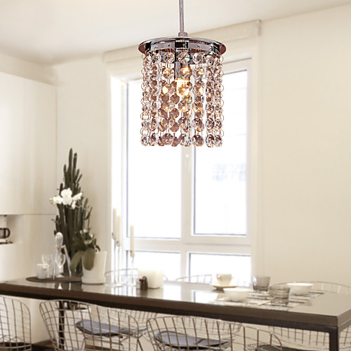 1-Light 12(5) Crystal / Mini Style Pendant Light Mini Electroplated Modern Contemporary 110-120V / 220-240V
1-Light 12(5) Crystal / Mini Style Pendant Light Mini Electroplated Modern Contemporary 110-120V / 220-240V