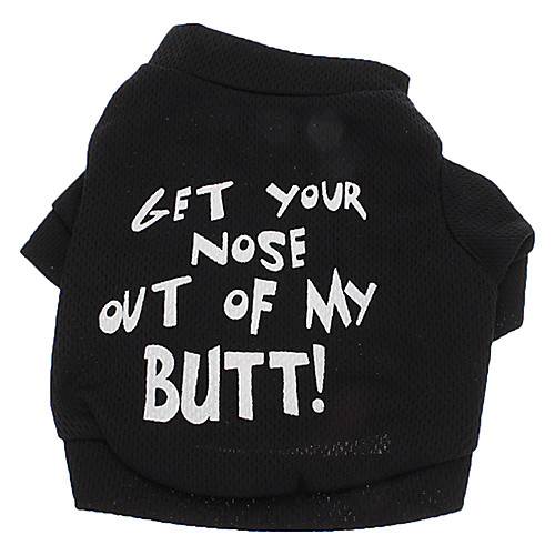Dog Shirt / T-Shirt Letter & Number Dog Clothes Puppy Clothes Dog Outfits Costume for Girl and Boy Dog Terylene XS S M L
Dog Shirt / T-Shirt Letter & Number Dog Clothes Puppy Clothes Dog Outfits Costume for Girl and Boy Dog Terylene XS S M L