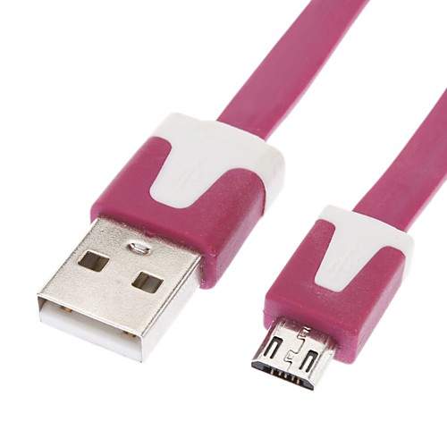Micro USB to USB Male to Male Data Cable for Samsung/Huawei/ZTE/Nokia/HTC/Sony Ericson Flat Type Rose Red(1M)
Micro USB to USB Male to Male Data Cable for Samsung/Huawei/ZTE/Nokia/HTC/Sony Ericson Flat Type Rose Red(1M)