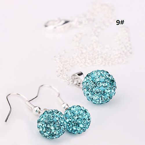 Women's Crystal Citrine Jewelry Set Drop Earrings Harmony Ball Necklace Ball Ladies Fashion Crystal Earrings Jewelry 9 / 10 / 11 For Party Wedding Birthday Gift Daily
Women's Crystal Citrine Jewelry Set Drop Earrings Harmony Ball Necklace Ball Ladies Fashion Crystal Earrings Jewelry 9 / 10 / 11 For Party Wedding Birthday Gift Daily