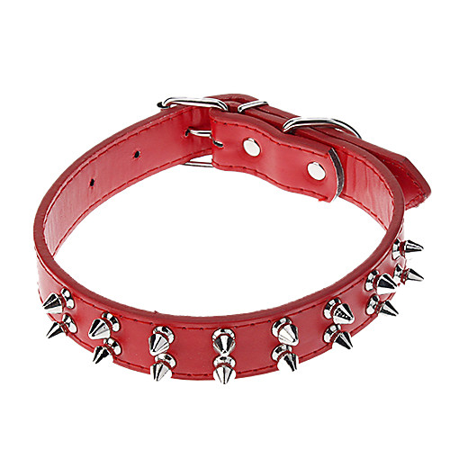 Cat Dog Collar Adjustable / Retractable Studded Rivet PU Leather Black Red Blue Brown Rose
Cat Dog Collar Adjustable / Retractable Studded Rivet PU Leather Black Red Blue Brown Rose