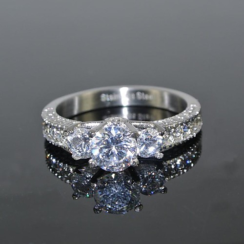 Women's Ring Synthetic Diamond Moissanite Silver Stainless Steel Zircon Cubic Zirconia Round Ladies Luxury Bridal Wedding Party Jewelry Solitaire Cluster Halo Crown Love
Women's Ring Synthetic Diamond Moissanite Silver Stainless Steel Zircon Cubic Zirconia Round Ladies Luxury Bridal Wedding Party Jewelry Solitaire Cluster Halo Crown Love