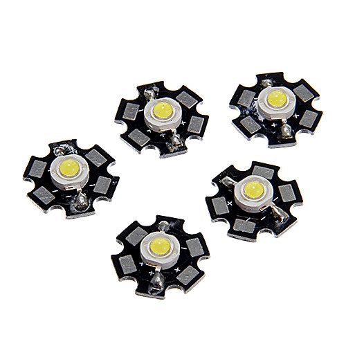 ZDM 5pcs High Performance LED / High Power LED Cood White 6000-6500K 100-120 lm 3 V Bulb Accessory Aluminum / Pure Gold Wire LED LED Chip for DIY LED Flood Light Spotlight / for Wall Light 1 W
ZDM 5pcs High Performance LED / High Power LED Cood White 6000-6500K 100-120 lm 3 V Bulb Accessory Aluminum / Pure Gold Wire LED LED Chip for DIY LED Flood Light Spotlight / for Wall Light 1 W