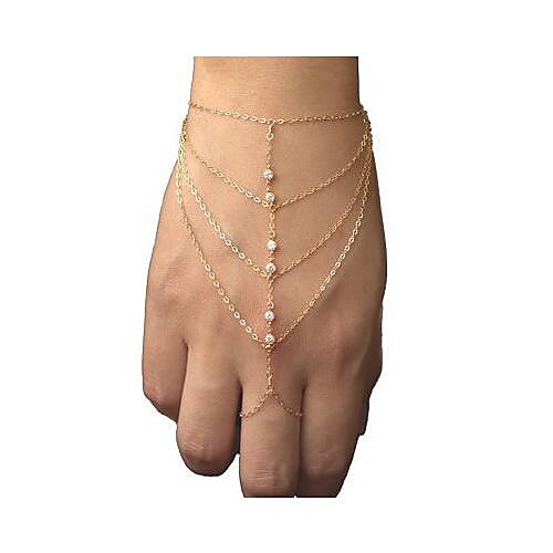 Women's Ring Bracelet / Slave bracelet Slaves Of Gold Ladies Fashion European Simple Style Rhinestone Bracelet Jewelry For Christmas Gifts Party Casual Daily
Women's Ring Bracelet / Slave bracelet Slaves Of Gold Ladies Fashion European Simple Style Rhinestone Bracelet Jewelry For Christmas Gifts Party Casual Daily