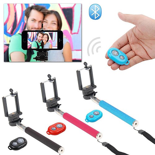 extendable self handheld monopod wireless bluetooth remote shutter control for ios android phones
extendable self handheld monopod wireless bluetooth remote shutter control for ios android phones