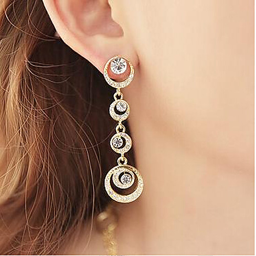 Women's Crystal Drop Earrings Hoop Earrings Hanging Earrings Chandelier Floating Ladies Cubic Zirconia Rhinestone Earrings Jewelry Gold For Wedding Masquerade Engagement Party Prom Promise
Women's Crystal Drop Earrings Hoop Earrings Hanging Earrings Chandelier Floating Ladies Cubic Zirconia Rhinestone Earrings Jewelry Gold For Wedding Masquerade Engagement Party Prom Promise