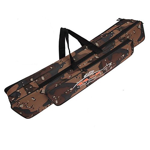 

120cm Fishing Rod Bag Multifunctional Durable Waterproof Camouflage Double Layer Outdoor Fishing Bag