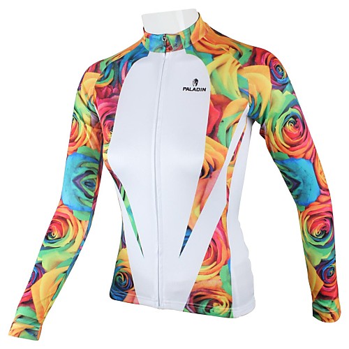ILPALADINO Women's Long Sleeve Cycling Jersey Winter Summer Polyester White Floral Botanical Plus Size Bike Jersey Top Mountain Bike MTB Road Bike Cycling Quick Dry Breathable Back Pocket Sports
ILPALADINO Women's Long Sleeve Cycling Jersey Winter Summer Polyester White Floral Botanical Plus Size Bike Jersey Top Mountain Bike MTB Road Bike Cycling Quick Dry Breathable Back Pocket Sports