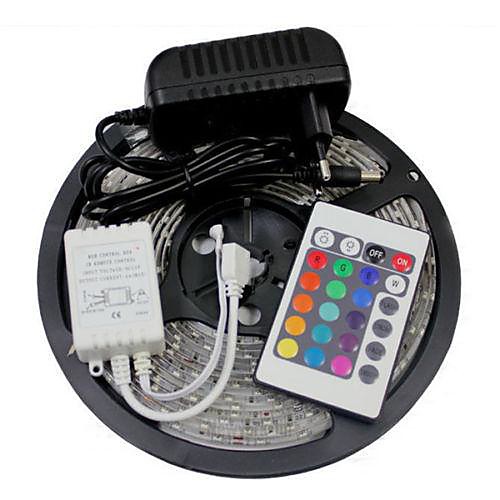 1 Set 5m Waterproof LED Light Strips RGB Tiktok Lights IP65 300x2835 SMD 8mm with IR 24 Keys Remote Controller Light Sets DC 12V2A Adapter
1 Set 5m Waterproof LED Light Strips RGB Tiktok Lights IP65 300x2835 SMD 8mm with IR 24 Keys Remote Controller Light Sets DC 12V2A Adapter