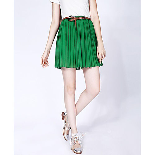 Women's Green Solid Color Classic Style Classic & Timeless / Chiffon
Women's Green Solid Color Classic Style Classic & Timeless / Chiffon