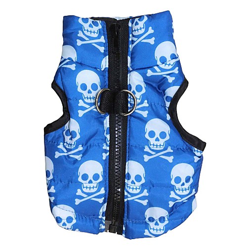 Cat Dog Coat Vest Puppy Clothes Skull Keep Warm Outdoor Winter Dog Clothes Puppy Clothes Dog Outfits Breathable Blue Costume for Girl and Boy Dog Terylene XS S M L
Cat Dog Coat Vest Puppy Clothes Skull Keep Warm Outdoor Winter Dog Clothes Puppy Clothes Dog Outfits Breathable Blue Costume for Girl and Boy Dog Terylene XS S M L