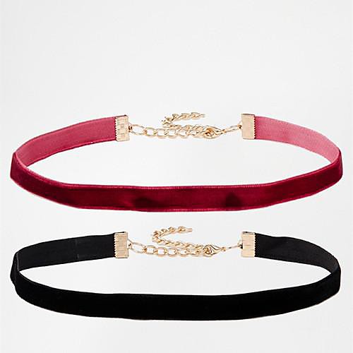 Women's Choker Necklace Tattoo Choker Necklace Cheap Ladies Tattoo Style European Simple Style Flannelette Velvet Alloy White Black Purple Red Blue Necklace Jewelry For Party Daily Casual
Women's Choker Necklace Tattoo Choker Necklace Cheap Ladies Tattoo Style European Simple Style Flannelette Velvet Alloy White Black Purple Red Blue Necklace Jewelry For Party Daily Casual