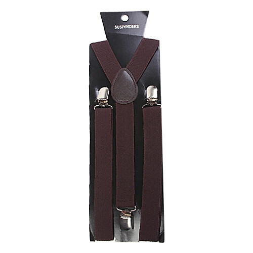 Suspender Solid Classic Brooch Jewelry Brown For Party Business / Ceremony / Wedding
Suspender Solid Classic Brooch Jewelry Brown For Party Business / Ceremony / Wedding