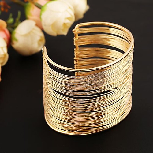 Women's Bracelet Bangles Cuff Bracelet Ladies Stainless Steel Bracelet Jewelry Golden / Silver For Wedding Party Daily Casual / Silver Plated / Platinum Plated
Women's Bracelet Bangles Cuff Bracelet Ladies Stainless Steel Bracelet Jewelry Golden / Silver For Wedding Party Daily Casual / Silver Plated / Platinum Plated