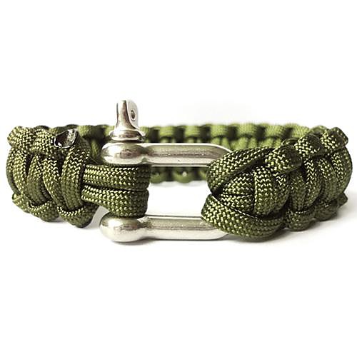 Paracord Bracelet Survival Bracelet Tactical Adjustable Emergency Survival Portable Alloy Camping / Hiking Hunting Fishing Red Green Light Blue
Paracord Bracelet Survival Bracelet Tactical Adjustable Emergency Survival Portable Alloy Camping / Hiking Hunting Fishing Red Green Light Blue