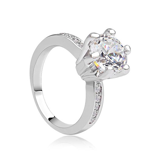 Ring Cubic Zirconia White Brass Cubic Zirconia Platinum Plated Princess Classic 6 7 8 / Women's
Ring Cubic Zirconia White Brass Cubic Zirconia Platinum Plated Princess Classic 6 7 8 / Women's