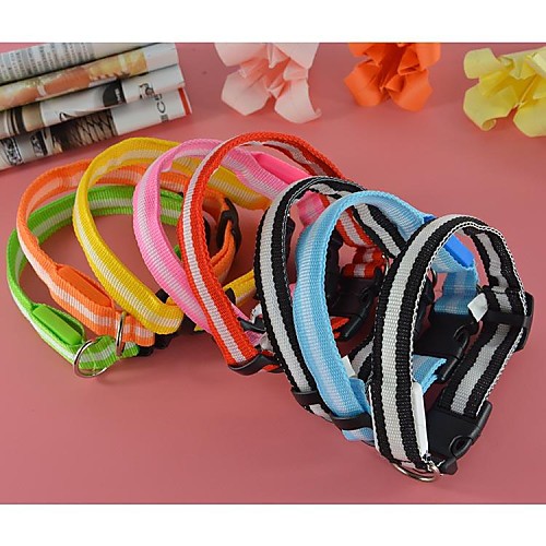 Cat Dog Collar Light Up Collar Waterproof LED Lights Nylon White Yellow Red Blue Pink
Cat Dog Collar Light Up Collar Waterproof LED Lights Nylon White Yellow Red Blue Pink