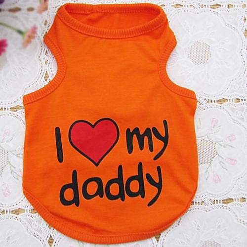 Dog Shirt / T-Shirt Puppy Clothes Heart Letter & Number Holiday Dog Clothes Puppy Clothes Dog Outfits Blue Pink Orange Costume for Girl and Boy Dog Cotton S M L XL XXL 3XL
Dog Shirt / T-Shirt Puppy Clothes Heart Letter & Number Holiday Dog Clothes Puppy Clothes Dog Outfits Blue Pink Orange Costume for Girl and Boy Dog Cotton S M L XL XXL 3XL