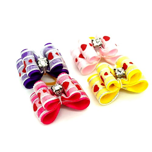 Lovely Ribbon Style Rhinestone Decorated Rubber Band Hair Bow for Pet Dogs (Random Color)
Lovely Ribbon Style Rhinestone Decorated Rubber Band Hair Bow for Pet Dogs (Random Color)