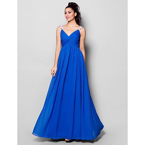 A-Line Formal Evening Dress V Neck Sleeveless Floor Length Chiffon with Criss Cross Ruched Crystals 2021
A-Line Formal Evening Dress V Neck Sleeveless Floor Length Chiffon with Criss Cross Ruched Crystals 2021