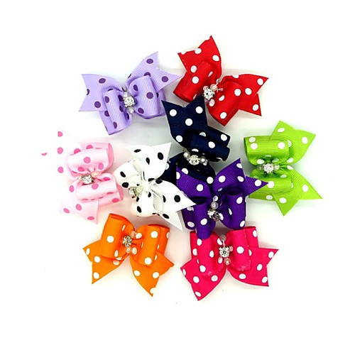 Lovely Ribbon Style Spot Pattern Rubber Band Hair Bow for Pet Dogs (Random Color)
Lovely Ribbon Style Spot Pattern Rubber Band Hair Bow for Pet Dogs (Random Color)