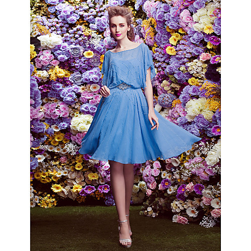 Homecoming TS Couture Cocktail Party Dress - Ocean Blue A-line Scalloped Knee-length Chiffon
Homecoming TS Couture Cocktail Party Dress - Ocean Blue A-line Scalloped Knee-length Chiffon
