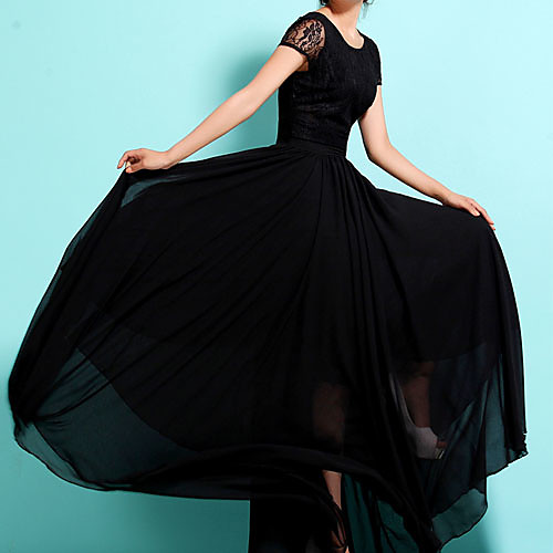 Women's Chiffon Dress Maxi long Dress Wine Green White Black Dark Blue Short Sleeve Solid Colored Summer Round Neck Sophisticated Going out S M L XL XXL 3XL / Plus Size / Plus Size
Women's Chiffon Dress Maxi long Dress Wine Green White Black Dark Blue Short Sleeve Solid Colored Summer Round Neck Sophisticated Going out S M L XL XXL 3XL / Plus Size / Plus Size