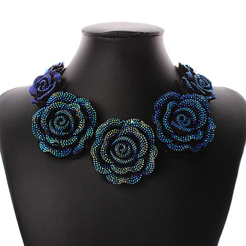 Women's Resin Collar Necklace Roses Flower Party Statement Ladies Casual Fashion Vintage Resin Earrings Jewelry Blue For Party Special Occasion Anniversary Birthday Gift
Women's Resin Collar Necklace Roses Flower Party Statement Ladies Casual Fashion Vintage Resin Earrings Jewelry Blue For Party Special Occasion Anniversary Birthday Gift
