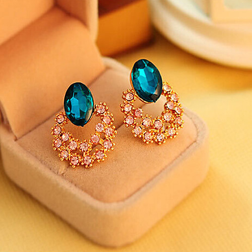 Women's Crystal Stud Earrings Earrings Solitaire Oval Cut Party Ladies Luxury Work Vintage Cubic Zirconia Imitation Diamond Earrings Jewelry Gold For Wedding Daily Masquerade Engagement Party Prom
Women's Crystal Stud Earrings Earrings Solitaire Oval Cut Party Ladies Luxury Work Vintage Cubic Zirconia Imitation Diamond Earrings Jewelry Gold For Wedding Daily Masquerade Engagement Party Prom
