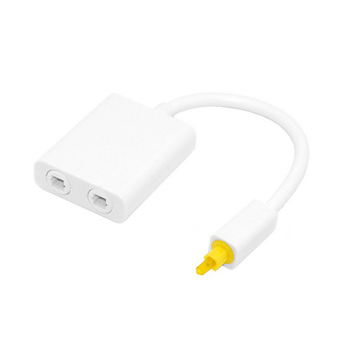 2port Toslink цифровой оптический аудио сплиттер адаптер волоконно-оптического аудио кабель 1 в 2 из белого
2port Toslink цифровой оптический аудио сплиттер адаптер волоконно-оптического аудио кабель 1 в 2 из белого