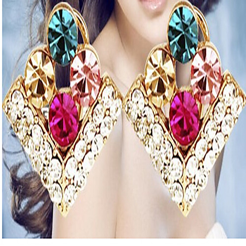 Women's Crystal Stud Earrings Ladies Cute Cubic Zirconia Rhinestone Earrings Jewelry Screen Color For
Women's Crystal Stud Earrings Ladies Cute Cubic Zirconia Rhinestone Earrings Jewelry Screen Color For