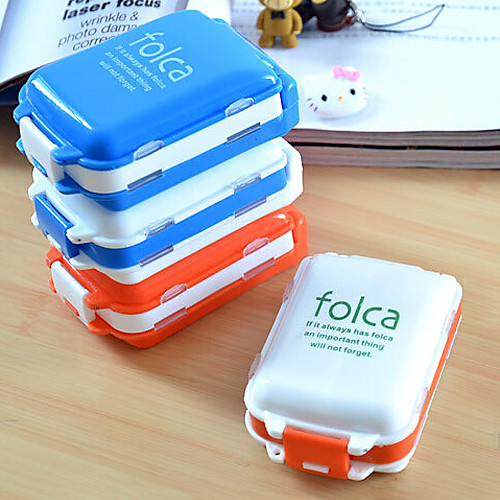 Three Sections Medicine Case Portable Memorandum Pill 8 Lattices Travel Portable (Random Color)
Three Sections Medicine Case Portable Memorandum Pill 8 Lattices Travel Portable (Random Color)