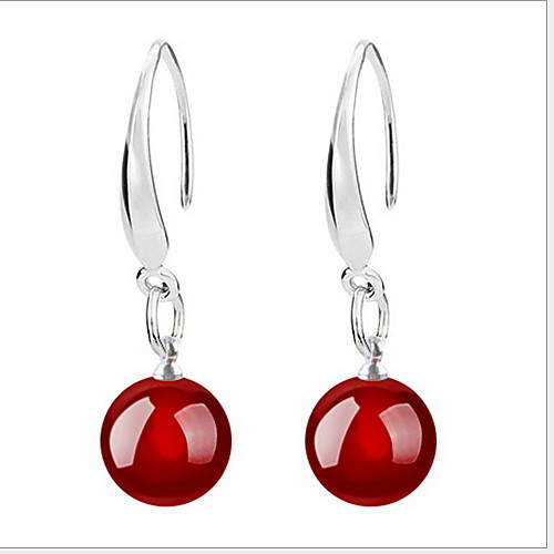 Women's Agate Drop Earrings Mood Ladies Sterling Silver Earrings Jewelry Black / Red For Wedding Party Daily Casual
Women's Agate Drop Earrings Mood Ladies Sterling Silver Earrings Jewelry Black / Red For Wedding Party Daily Casual