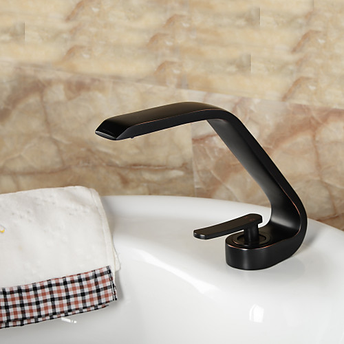 Contemporary Centerset Brass Valve One Hole Single Handle One Hole Oil-rubbed Bronze
Contemporary Centerset Brass Valve One Hole Single Handle One Hole Oil-rubbed Bronze