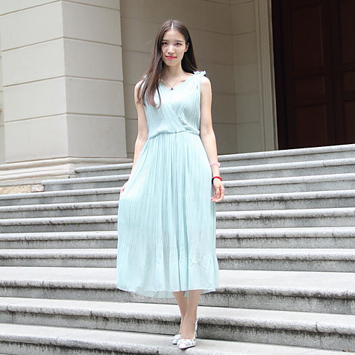 Women's Loose Midi Dress Green Sleeveless Solid Colored Mesh Lace Summer Deep V Party S M L XL
Women's Loose Midi Dress Green Sleeveless Solid Colored Mesh Lace Summer Deep V Party S M L XL