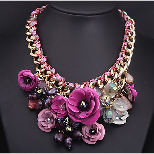 Women's Pendant Necklace Cuban Link Chunky Flower Statement Ladies Festival / Holiday Color Synthetic Gemstones Resin Plastic Blue Pink Necklace Jewelry For Party Special Occasion Birthday Gift
Women's Pendant Necklace Cuban Link Chunky Flower Statement Ladies Festival / Holiday Color Synthetic Gemstones Resin Plastic Blue Pink Necklace Jewelry For Party Special Occasion Birthday Gift