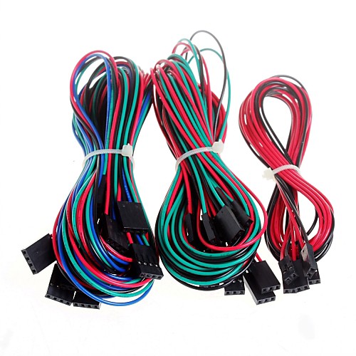 14pcs Complete Wiring Cables for 3D Printer Reprap RAMPS 1.4 Endstops Thermistors Motor
14pcs Complete Wiring Cables for 3D Printer Reprap RAMPS 1.4 Endstops Thermistors Motor