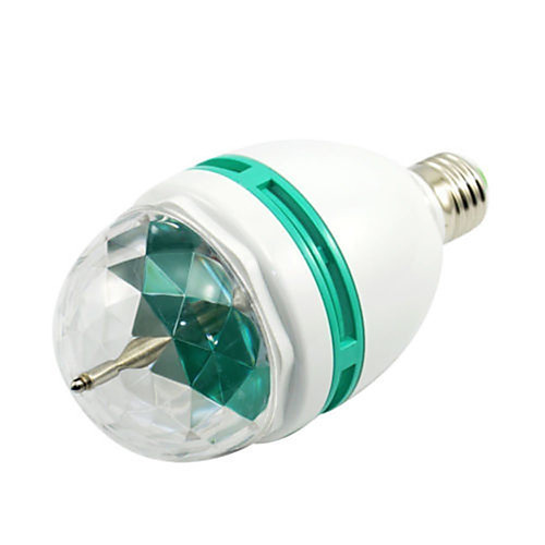 YWXLight 1pc Auto 3W E27 Crystal Rotating RGB LED Stage Projector Light Bulb Colourful For Disco Party Light AC 100-240V
YWXLight 1pc Auto 3W E27 Crystal Rotating RGB LED Stage Projector Light Bulb Colourful For Disco Party Light AC 100-240V