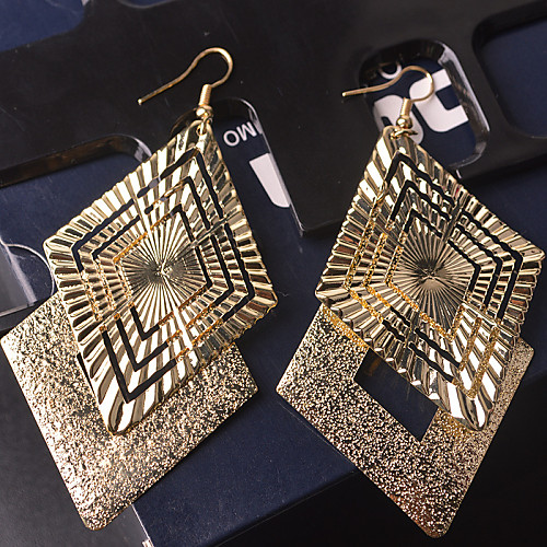 Women's Synthetic Diamond Drop Earrings Statement Ladies Personalized Vintage Earrings Jewelry Silver / Golden For Wedding Party Special Occasion Daily Casual
Women's Synthetic Diamond Drop Earrings Statement Ladies Personalized Vintage Earrings Jewelry Silver / Golden For Wedding Party Special Occasion Daily Casual