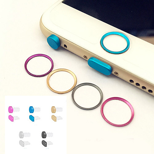 Metal Home button Cover Ring Protector CircleEarphone Jack&Charging Port Anti-dust Plug Set for IPHONE 6/6S&6/6S PLUS
Metal Home button Cover Ring Protector CircleEarphone Jack&Charging Port Anti-dust Plug Set for IPHONE 6/6S&6/6S PLUS