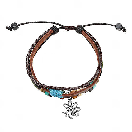 Wrap Bracelet Vintage Bracelet Leather Bracelet Layered Stacking Stackable woven Flower Ladies Multi Layer Leather Bracelet Jewelry Brown For Gift Casual
Wrap Bracelet Vintage Bracelet Leather Bracelet Layered Stacking Stackable woven Flower Ladies Multi Layer Leather Bracelet Jewelry Brown For Gift Casual