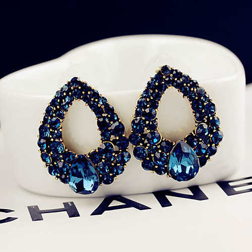 Women's Blue Crystal Stud Earrings Classic Style Classic Theme Elegant & Luxurious Earrings Jewelry Blue For Party Wedding Casual Daily
Women's Blue Crystal Stud Earrings Classic Style Classic Theme Elegant & Luxurious Earrings Jewelry Blue For Party Wedding Casual Daily