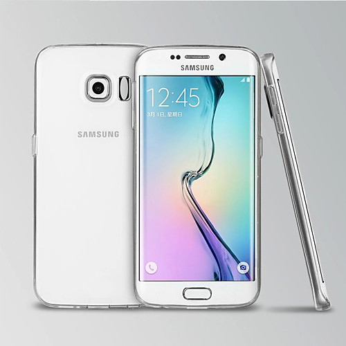 Case For Samsung Galaxy S6 edge Transparent Back Cover Solid Colored TPU 
Case For Samsung Galaxy S6 edge Transparent Back Cover Solid Colored TPU