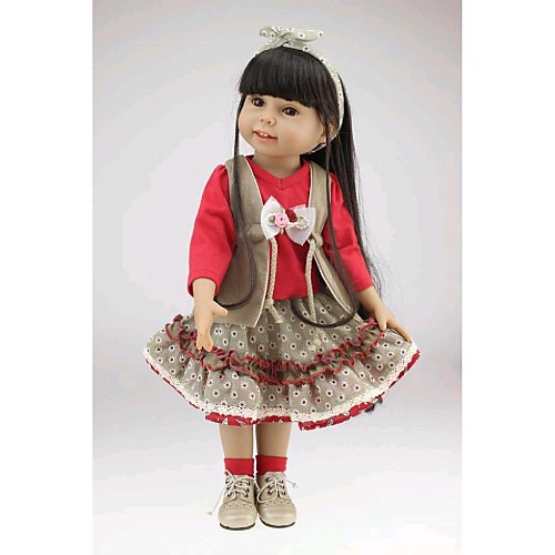 NPKCOLLECTION 18 inch NPK DOLL Princess Doll Girl Doll Newborn lifelike Cute Hand Made Child Safe Silicone Vinyl with Clothes and Accessories for Girls' Birthday and Festival Gifts / Non Toxic
NPKCOLLECTION 18 inch NPK DOLL Princess Doll Girl Doll Newborn lifelike Cute Hand Made Child Safe Silicone Vinyl with Clothes and Accessories for Girls' Birthday and Festival Gifts / Non Toxic