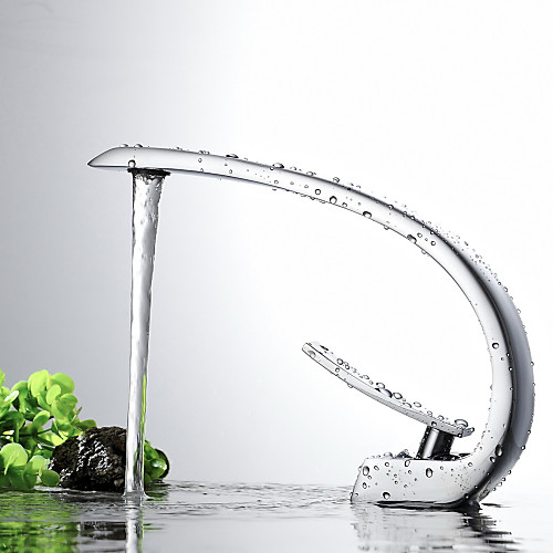 Brass Bathroom Sink Faucet,Silvery Single Handle One Hole Chrome Finish Bathroom Faucet with Hot and Cold Water
Brass Bathroom Sink Faucet,Silvery Single Handle One Hole Chrome Finish Bathroom Faucet with Hot and Cold Water