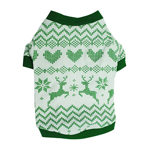 Dog Shirt / T-Shirt Fashion Christmas Dog Clothes Puppy Clothes Dog Outfits Green Costume for Girl and Boy Dog Cotton XS S M L
Dog Shirt / T-Shirt Fashion Christmas Dog Clothes Puppy Clothes Dog Outfits Green Costume for Girl and Boy Dog Cotton XS S M L