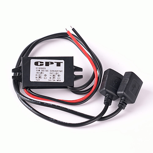 Автомобильное зарядное устройство Dual USB порты DC 5V 3A включает в себя кабель
Автомобильное зарядное устройство Dual USB порты DC 5V 3A включает в себя кабель