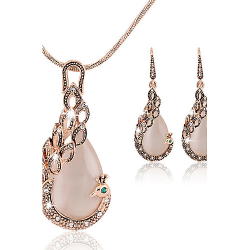 Women's Cubic Zirconia Jewelry Set Stud Earrings Pendant Necklace Pear Cut Peacock Party Ladies Asian Work Elegant Fashion Rose Gold Cubic Zirconia Earrings Jewelry Rose Gold For Party Wedding
Women's Cubic Zirconia Jewelry Set Stud Earrings Pendant Necklace Pear Cut Peacock Party Ladies Asian Work Elegant Fashion Rose Gold Cubic Zirconia Earrings Jewelry Rose Gold For Party Wedding