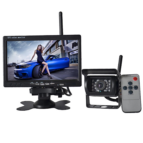7 inch 170 Degree Car Reversing Monitor Waterproof / Wireless 18IR LED Night Vision Backup Camera Auto Parking Kit For Bus Car
7 inch 170 Degree Car Reversing Monitor Waterproof / Wireless 18IR LED Night Vision Backup Camera Auto Parking Kit For Bus Car